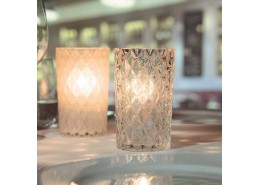 Harlequin Clear Candle Holder